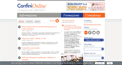 Desktop Screenshot of confinionline.it